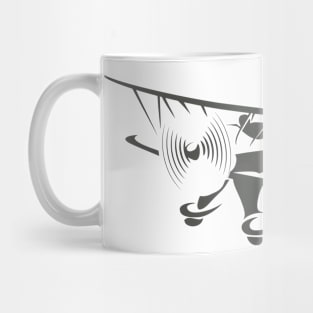 Retro Airplane Emblem Mug